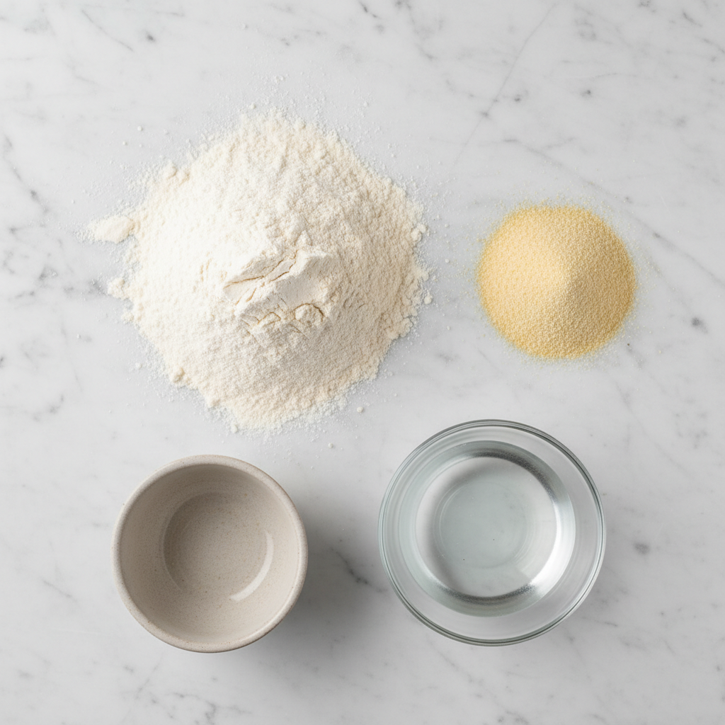 Elsie's Italian Pasta Dough Recipe No Egg: Traditional Southern Ferretti Made at Home — Ingredients