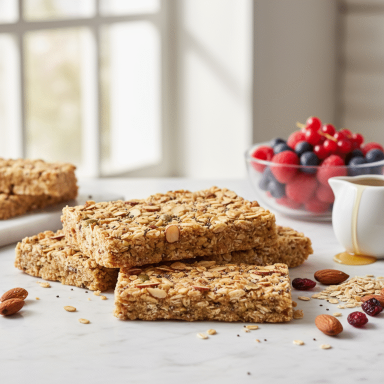 easy egg-free granola bars - Delicious Chewy Granola Bar