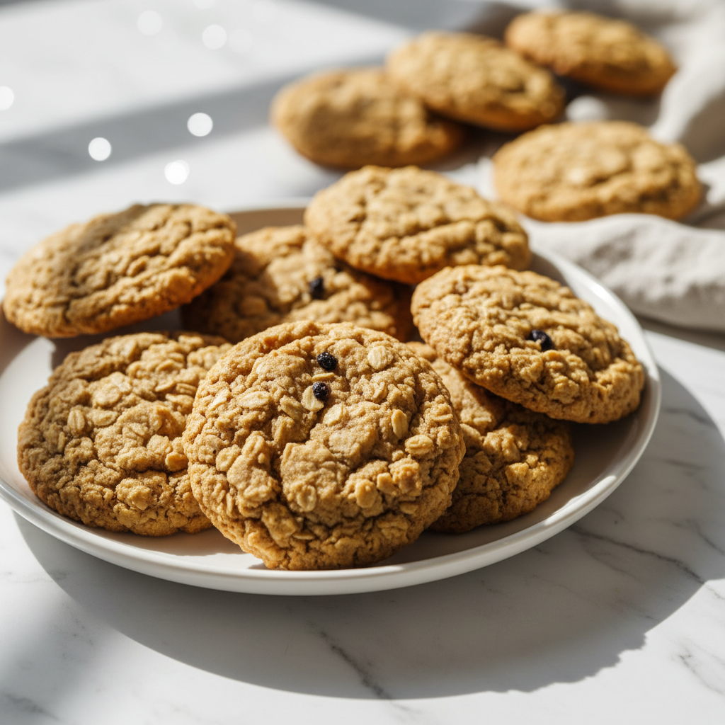 Peanut butter oatmeal cookies: Perfect soft-chewy, egg-free comfort — Hero