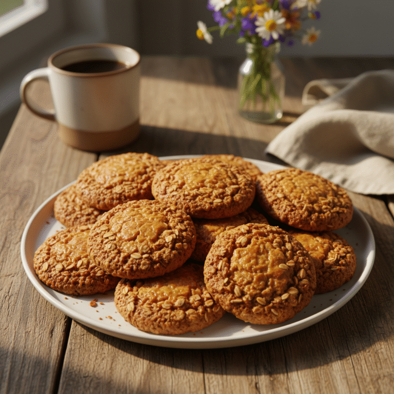 Chewy Eggless Oatmeal Cookies - whole view