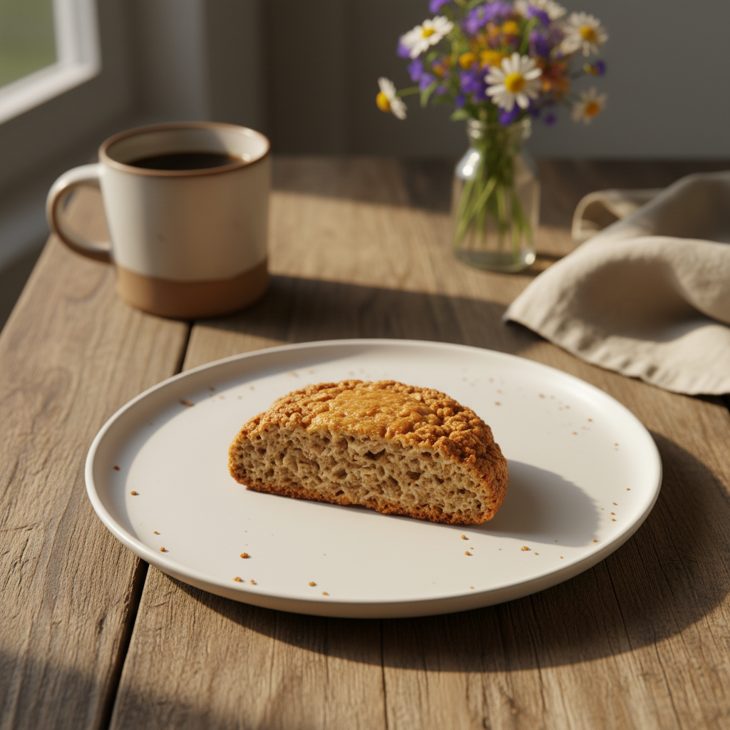Chewy Eggless Oatmeal Cookies - slice view