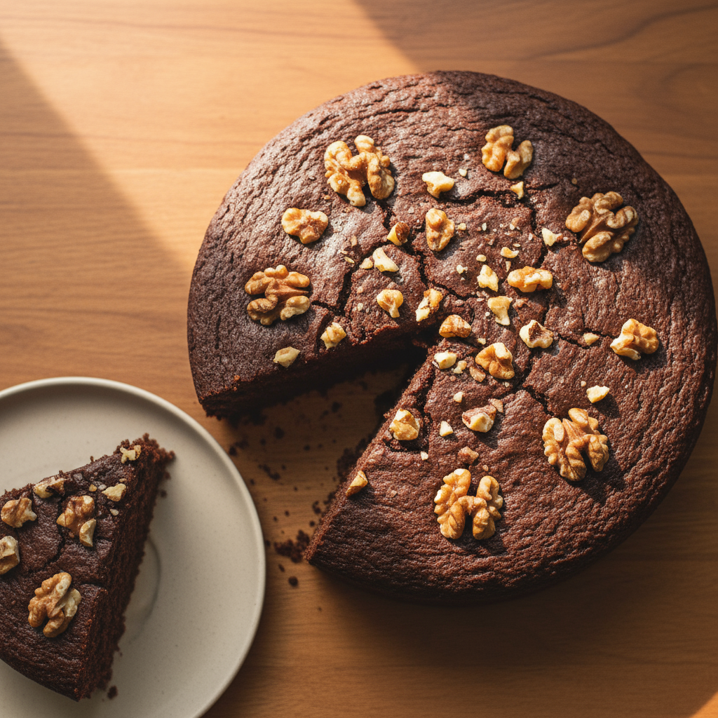Eggless Atta Chocolate Cake: The Best Ever Whole-Wheat, Egg-Free Chocolate Bake — Hero
