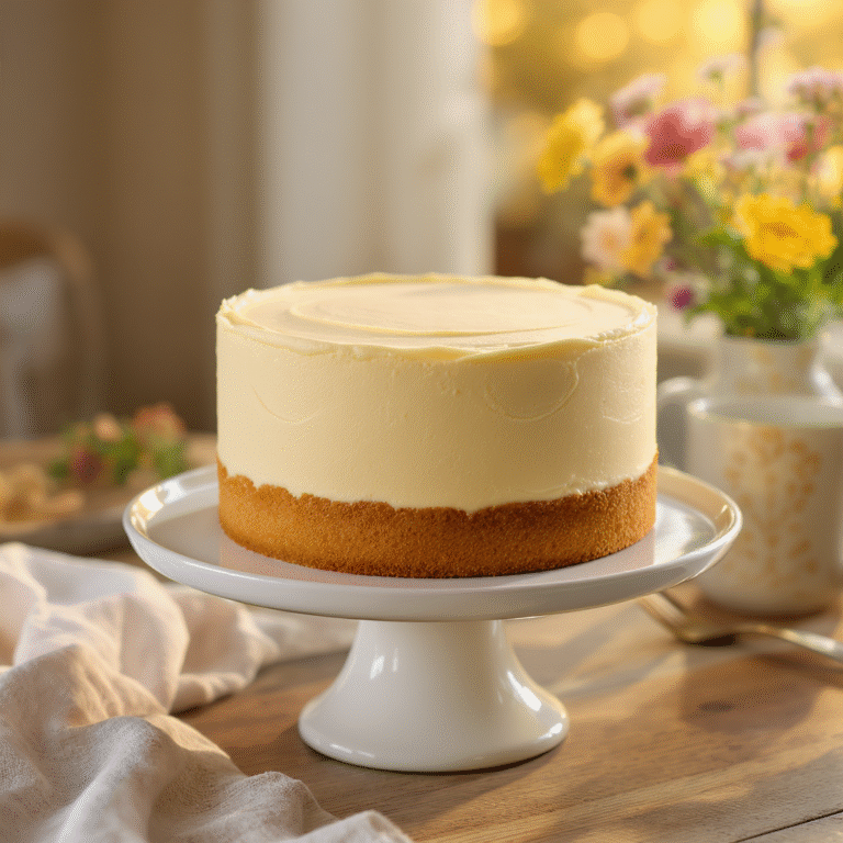 Vanilla Cake No Milk & No Egg - whole